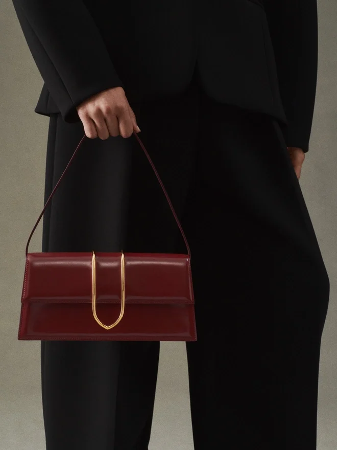 The long Bambino Long metal flap bag The long Bambino Long metal flap bag