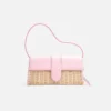 The long wicker Bambino Wicker flap bag The long wicker Bambino Wicker flap bag