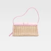 The long wicker Bambino Wicker flap bag The long wicker Bambino Wicker flap bag