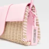 The long wicker Bambino Wicker flap bag The long wicker Bambino Wicker flap bag