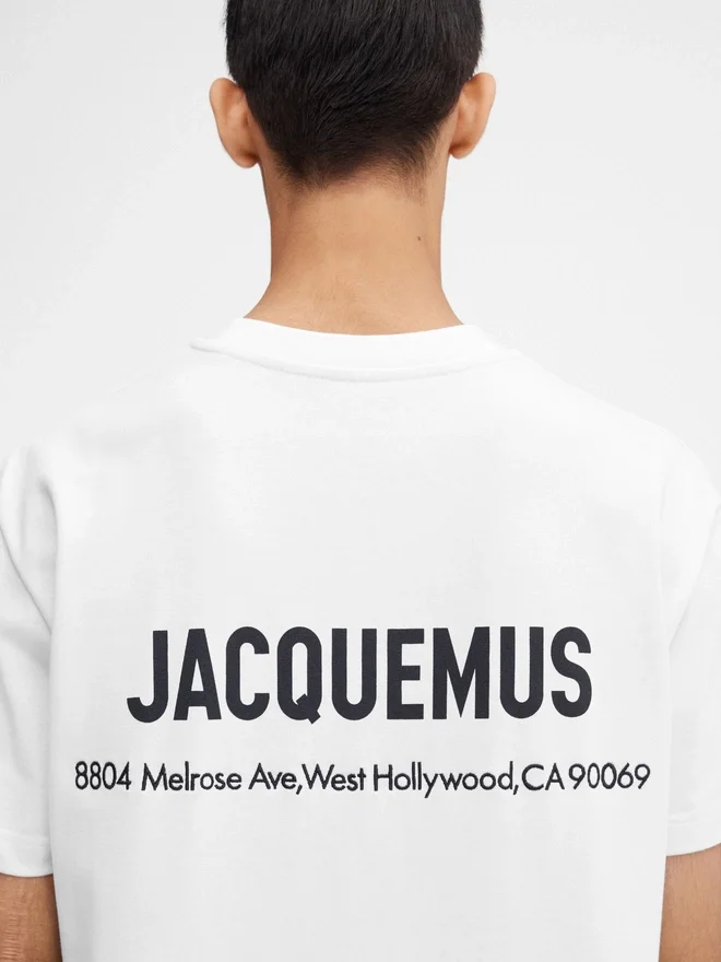 The Los Angeles address t-shirt Short-sleeved t-shirt with printed address and logo – sold exclusively online and in our Los Angeles store The Los Angeles address t-shirt Short-sleeved t-shirt with printed address and logo – sold exclusively online and in our Los Angeles store