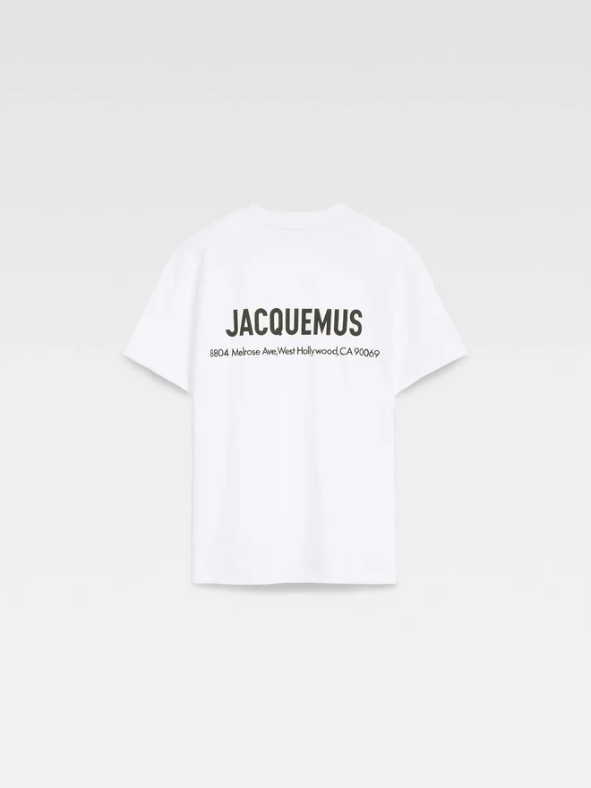 The Los Angeles address t-shirt Short-sleeved t-shirt with printed address and logo – sold exclusively online and in our Los Angeles store The Los Angeles address t-shirt Short-sleeved t-shirt with printed address and logo – sold exclusively online and in our Los Angeles store