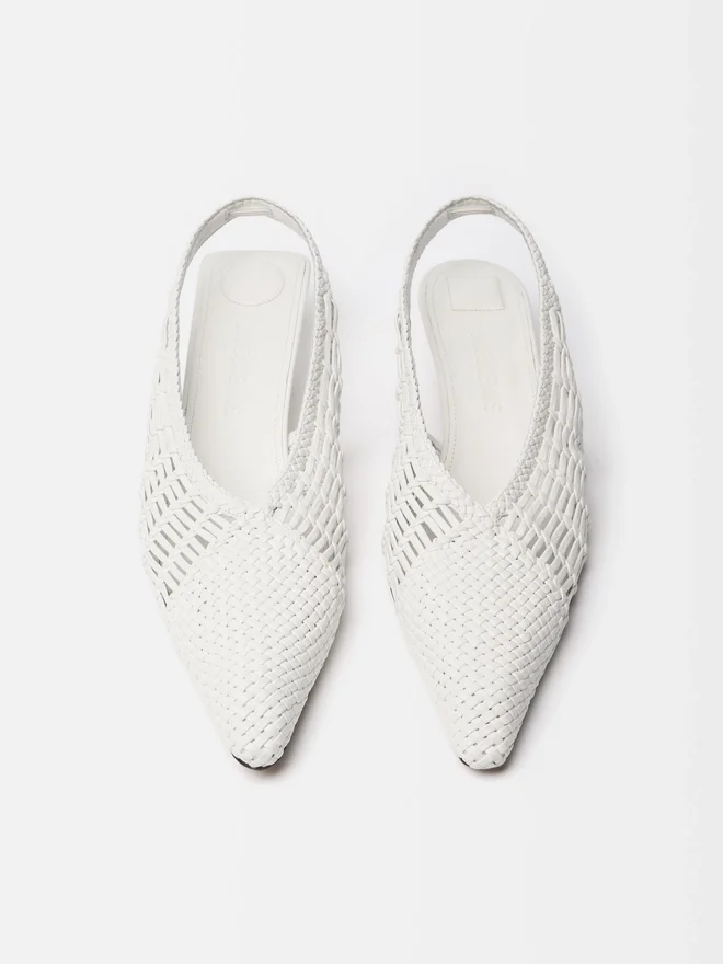 The low Cubisto Banane Woven banana sling-backs The low Cubisto Banane Woven banana sling-backs