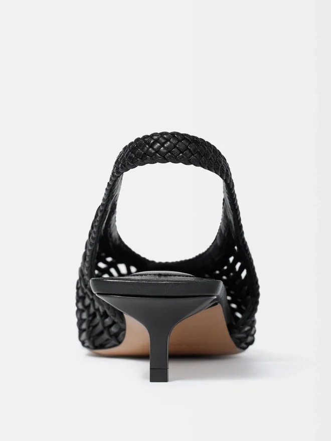 The low Cubisto Banane Woven banana sling-backs The low Cubisto Banane Woven banana sling-backs