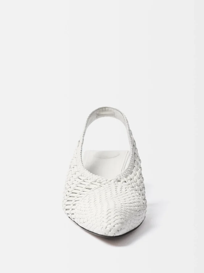The low Cubisto Banane Woven banana sling-backs The low Cubisto Banane Woven banana sling-backs