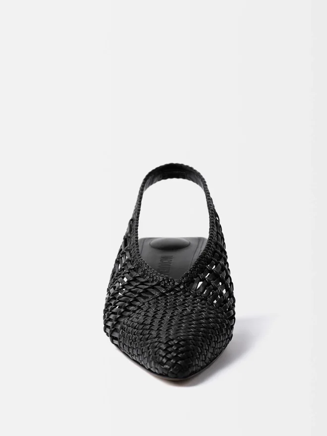 The low Cubisto Banane Woven banana sling-backs The low Cubisto Banane Woven banana sling-backs