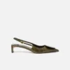 The low Duelo slingbacks Circle and square kitten heels The low Duelo slingbacks Circle and square kitten heels