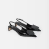 The low Duelo slingbacks Circle and square kitten heels The low Duelo slingbacks Circle and square kitten heels