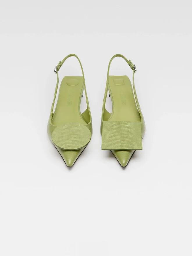 The low Duelo slingbacks Circle square kitten heels The low Duelo slingbacks Circle square kitten heels