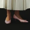The low Tourni heels Low twisted pumps
