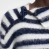 The Marina sweater Striped mohair jumper
