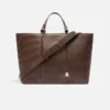 The Marino horizontal shopper bag Soft leather tote bag