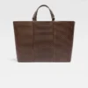 The Marino horizontal shopper bag Soft leather tote bag