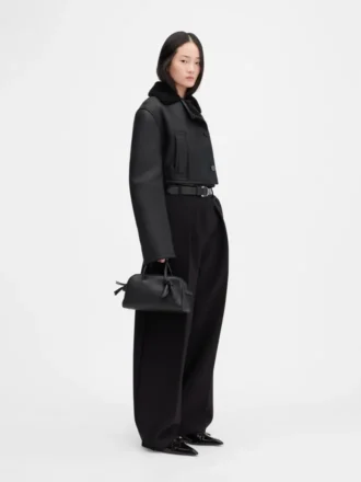 The Marino jacket Double-breasted shearling jacket