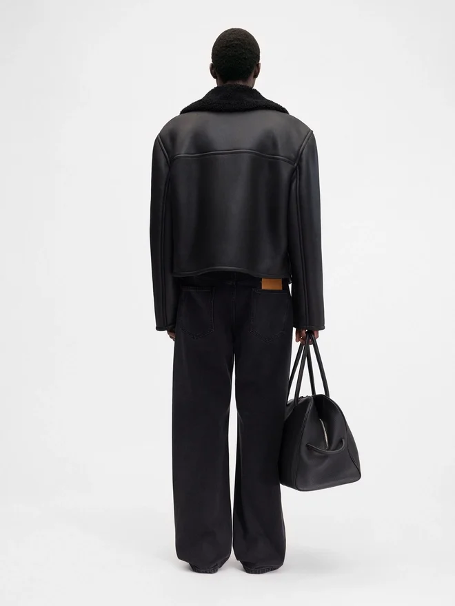 The Marino jacket Short shearling pea coat The Marino jacket Short shearling pea coat