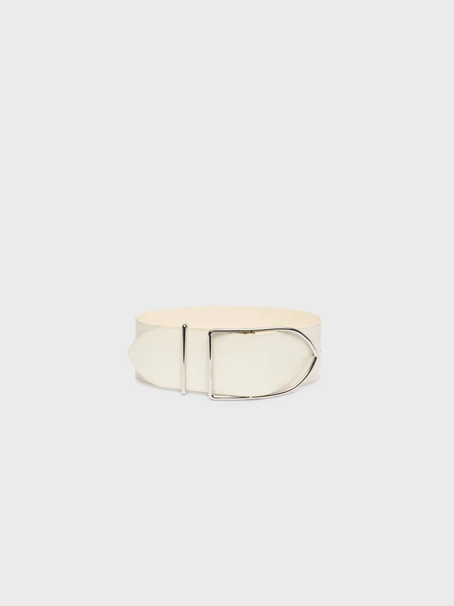 The maxi Bambino belt Wide belt with Bambino signature buckle The maxi Bambino belt Wide belt with Bambino signature buckle