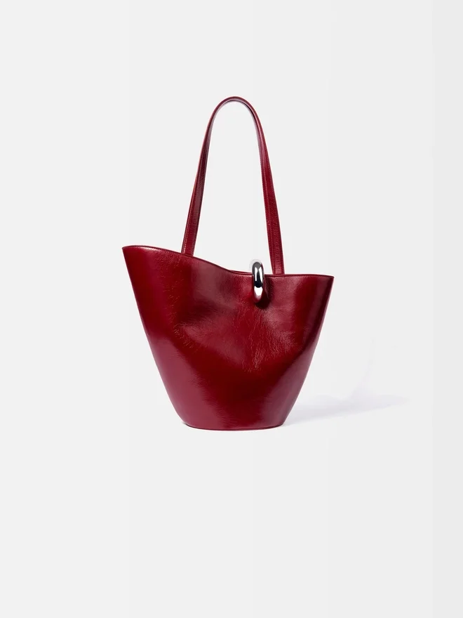 The medium Bambola Medium asymmetric bucket bag The medium Bambola Medium asymmetric bucket bag