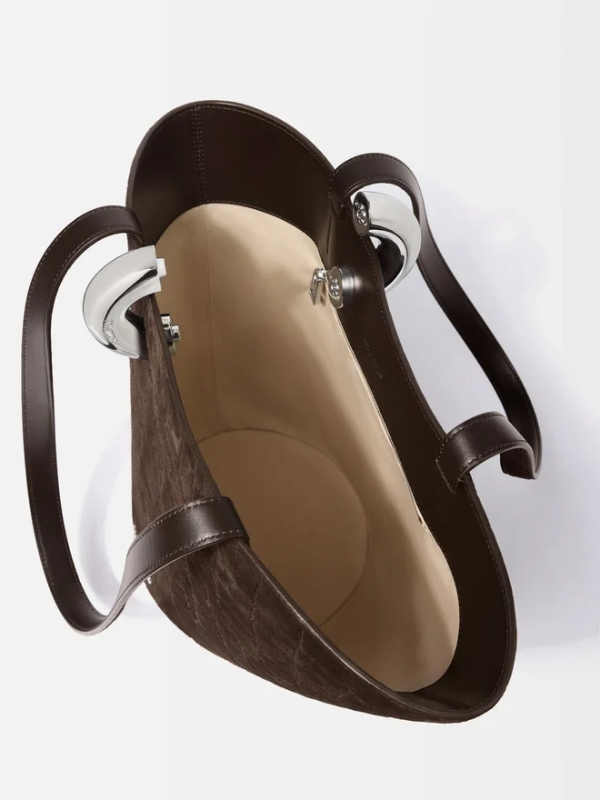 The medium Bambola Medium asymmetric bucket bag The medium Bambola Medium asymmetric bucket bag