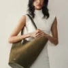 The medium Bambola Medium asymmetric bucket bag