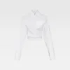 The Mirada shirt Cropped zipper shirt