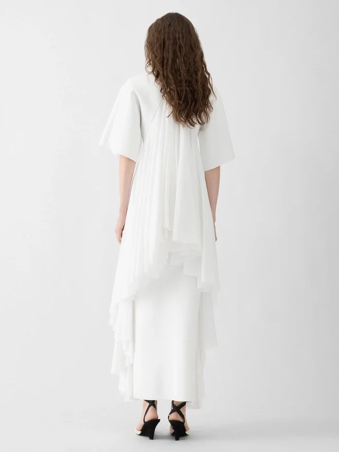 The Mistral knit dress Draped short-sleeve dress The Mistral knit dress Draped short-sleeve dress