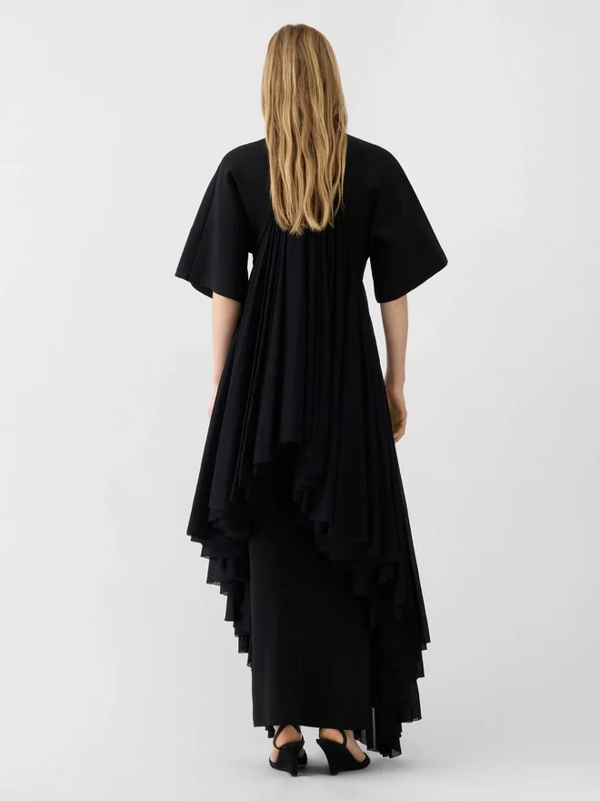 The Mistral knit dress Draped short-sleeve dress The Mistral knit dress Draped short-sleeve dress