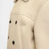 The Mojave jacket Double-breasted shearling jacket The Mojave jacket Double-breasted shearling jacket
