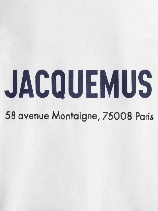The Montaigne address long-sleeve t-shirt Long sleeve t-shirt with printed address and logo – sold exclusively online and in our Paris store The Montaigne address long-sleeve t-shirt Long sleeve t-shirt with printed address and logo – sold exclusively online and in our Paris store