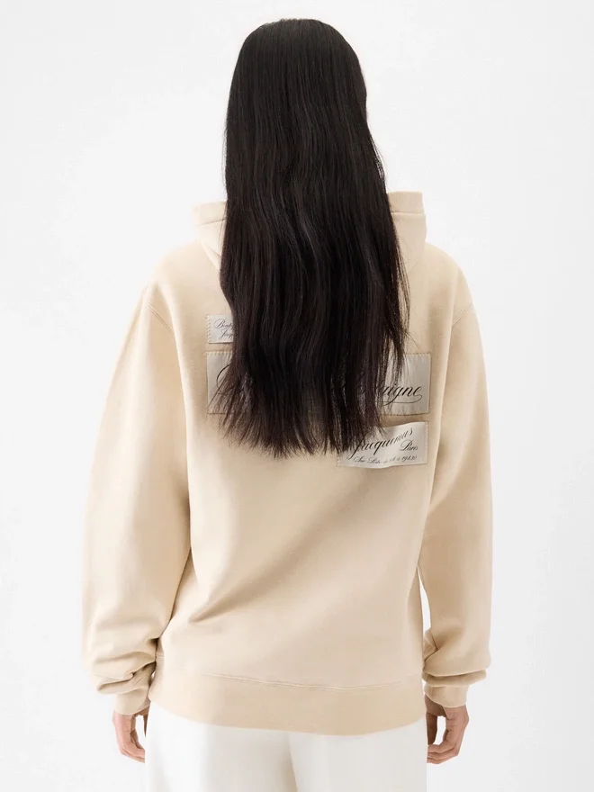 The Montaigne hoodie Logo hooded sweatshirt – sold exclusively online and in our Paris store The Montaigne hoodie Logo hooded sweatshirt – sold exclusively online and in our Paris store
