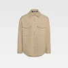 The Montaigne jacket Zipped workwear shirt