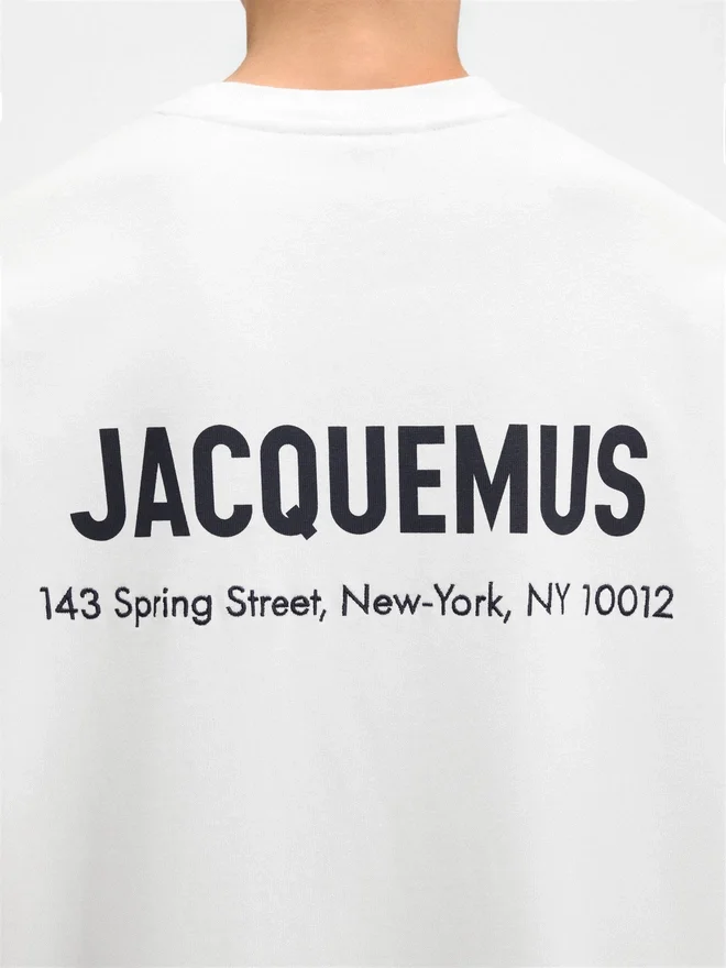 The New York address long-sleeve t-shirt Long sleeve t-shirt with printed address and logo – sold exclusively online and in our New York store The New York address long-sleeve t-shirt Long sleeve t-shirt with printed address and logo – sold exclusively online and in our New York store