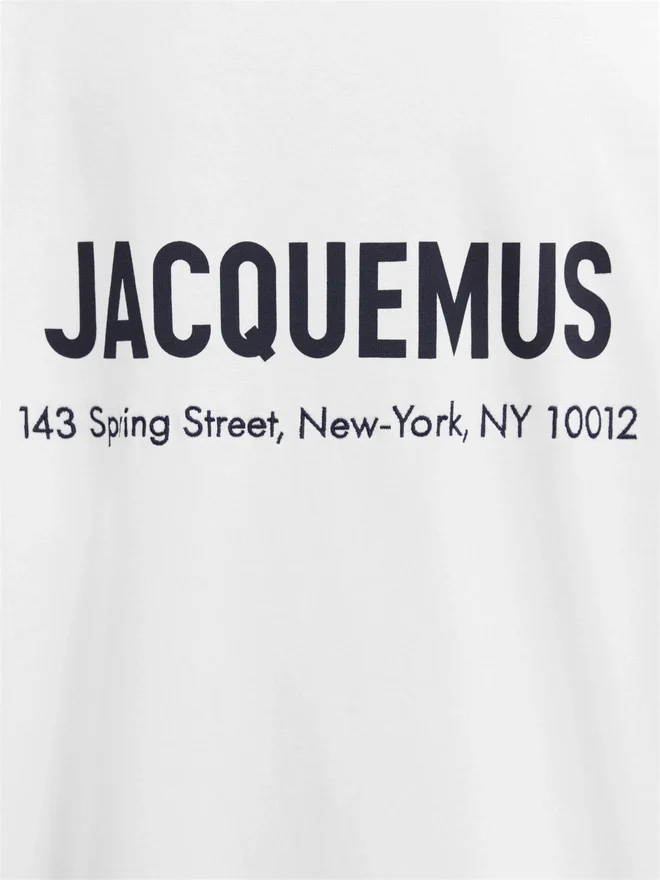 The New York address long-sleeve t-shirt Long sleeve t-shirt with printed address and logo – sold exclusively online and in our New York store The New York address long-sleeve t-shirt Long sleeve t-shirt with printed address and logo – sold exclusively online and in our New York store