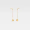 The Nodo earrings Rhinestoned dangle earrings