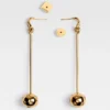 The Nodo earrings Rhinestoned dangle earrings