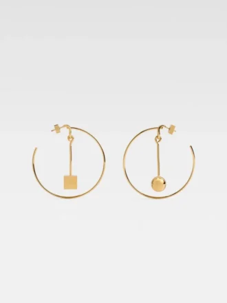 The Nodo hoops earrings Asymmetric hoop earrings The Nodo hoops earrings Asymmetric hoop earrings