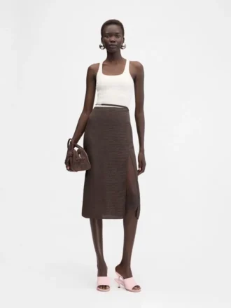 The Notte skirt Charm logo skirt