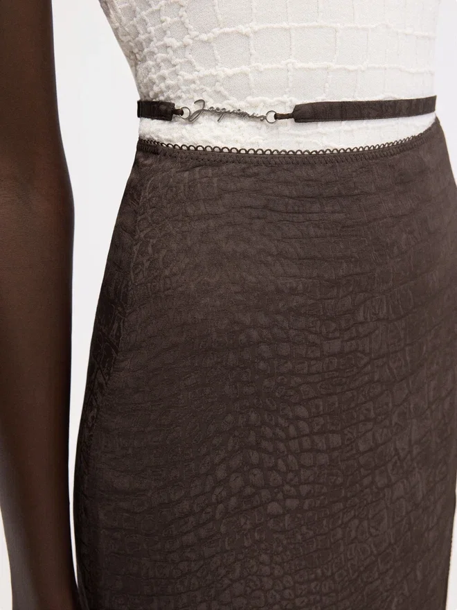 The Notte skirt Charm logo skirt The Notte skirt Charm logo skirt