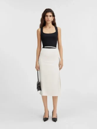 The Notte skirt Satin midi skirt The Notte skirt Satin midi skirt