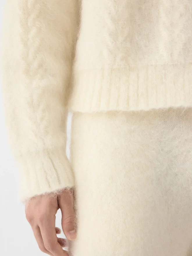 The Nuvola cardigan Mohair buttonned cardigan The Nuvola cardigan Mohair buttonned cardigan