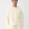 The Nuvola sweater Round-neck mohair sweater