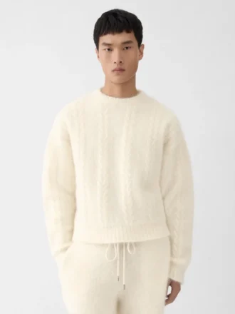 the nuvola sweater round neck mohair sweater 2 1 330x440 - The Nuvola sweater Round-neck mohair sweater