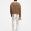 The Nuvola sweater Round-neck mohair sweater
