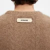The Nuvola sweater Round-neck mohair sweater