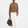 The Nuvola sweater Round-neck mohair sweater