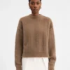 The Nuvola sweater Round-neck mohair sweater