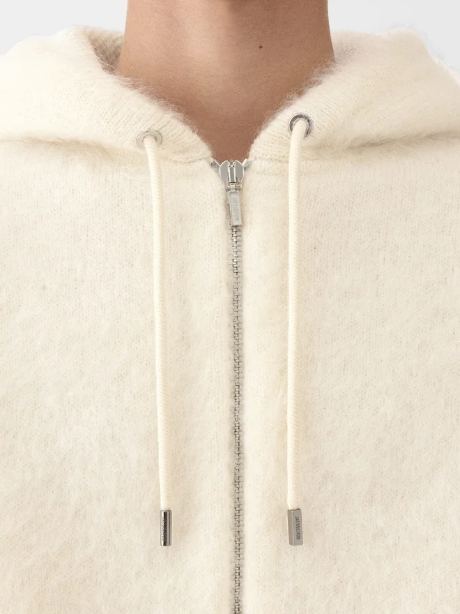 The Nuvola zipped cardigan Mohair zipped cardigan The Nuvola zipped cardigan Mohair zipped cardigan