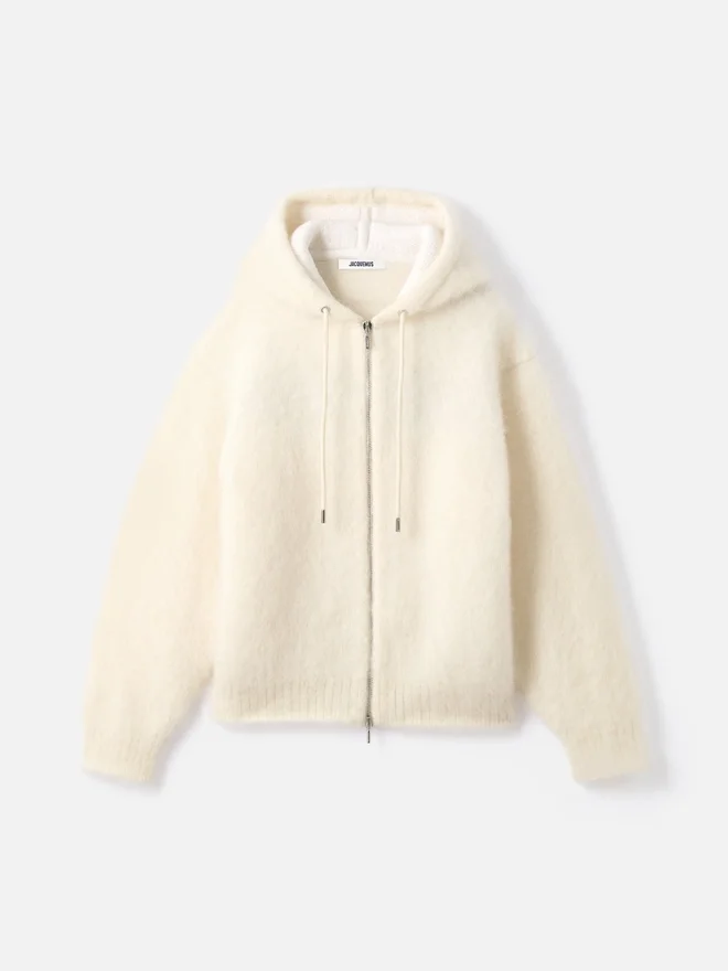 The Nuvola zipped cardigan Mohair zipped cardigan The Nuvola zipped cardigan Mohair zipped cardigan
