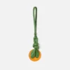 The orange Knotted orange-shaped bag charm