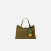 The orange Knotted orange-shaped bag charm