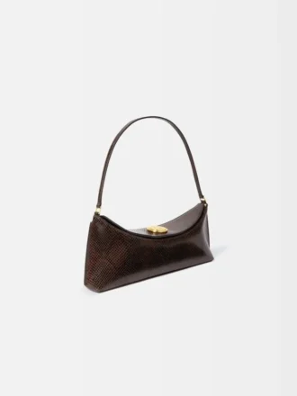 The Ovalo clutch Folded shoulder bag